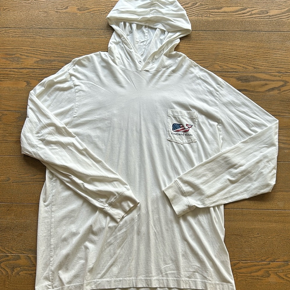 COPY - VINEYARD VINES - USA Lightweight long-sleeve hoodie